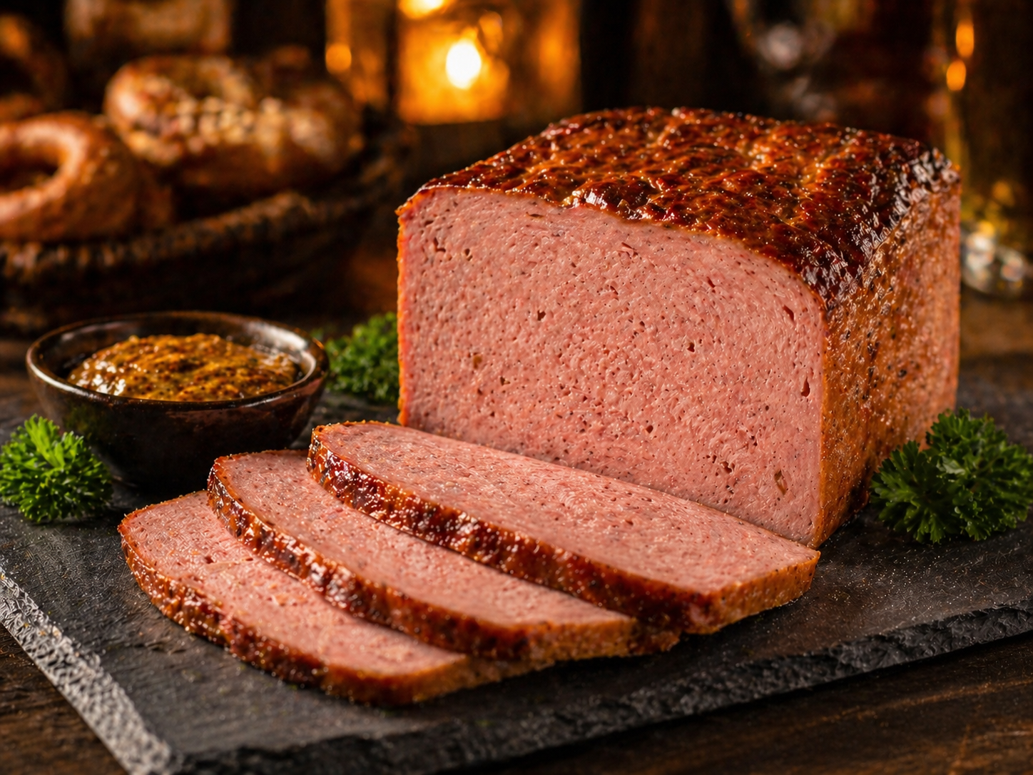 Leberkäse fein